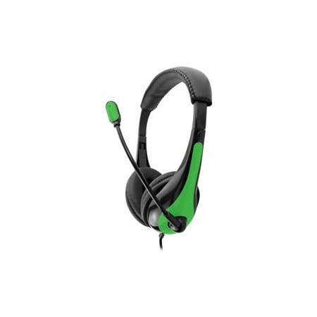Avid Single Plug Headset with Microphone, Green AE-36-Green